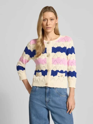 Kardigan rozpinany z listwą guzikową i naszywanymi kieszeniami Rich & Royal