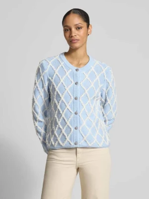 Kardigan rozpinany z Mieszanka bawełny Model 'ZIGLY' YAS