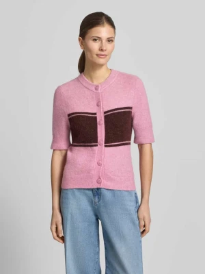 Kardigan rozpinany z Mieszanka wełny z Rękaw o dł. 1/2 Model „SANOURA” Samsøe Samsøe