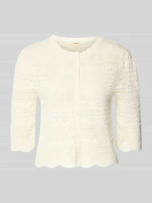 Kardigan rozpinany z okrągłym dekoltem model 'GANACH' SUNCOO PARIS