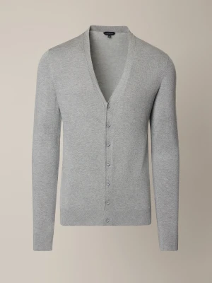 Kardigan Szary z Wiskozą Elva Lancerto