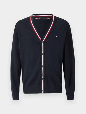 Kardigan Tommy Hilfiger granatowy