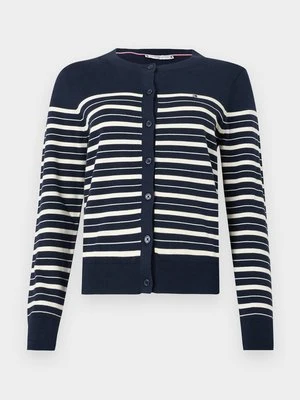 Kardigan Tommy Hilfiger granatowy