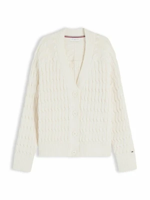 Kardigan Tommy Hilfiger beżowy