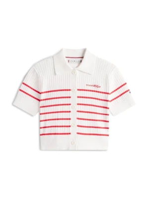 Kardigan Tommy Hilfiger czerwony