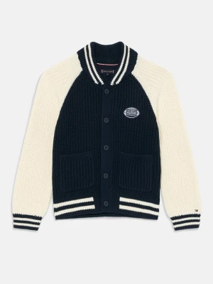 Kardigan Tommy Hilfiger granatowy