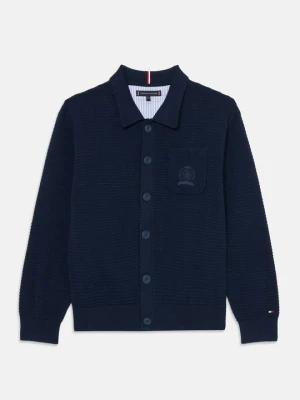 Kardigan Tommy Hilfiger granatowy