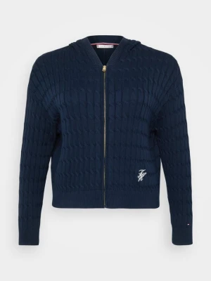 Kardigan Tommy Hilfiger granatowy