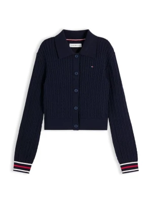 Kardigan Tommy Hilfiger granatowy