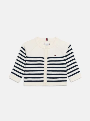 Kardigan Tommy Hilfiger mleczny