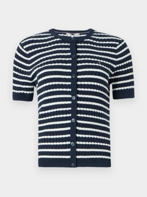 Kardigan Tommy Hilfiger niebieski