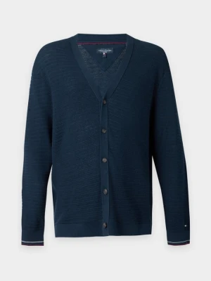 Kardigan Tommy Hilfiger niebieski