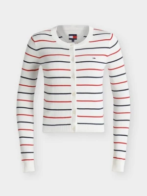 Kardigan Tommy Jeans mleczny