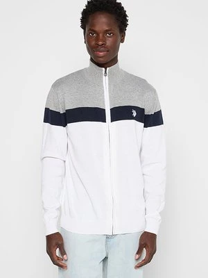 Kardigan U.S. POLO ASSN. biały