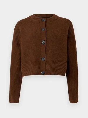 Kardigan Vero Moda brązowy