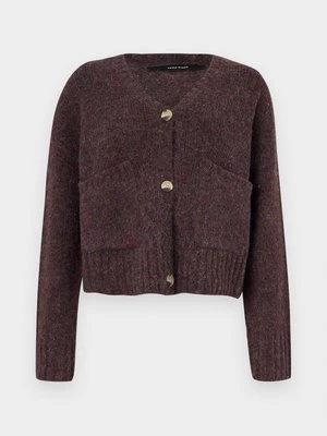 Kardigan Vero Moda bordowy