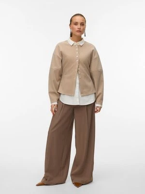 Kardigan Vero Moda piaskowy