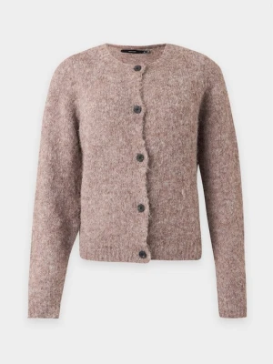 Kardigan Vero Moda brązowy