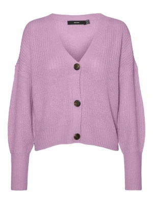 Kardigan Vero Moda liliowy