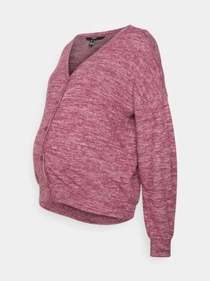 Kardigan Vero Moda bordowy