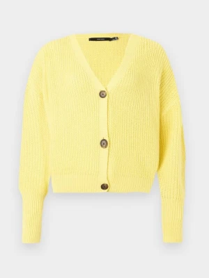 Kardigan Vero Moda żółty