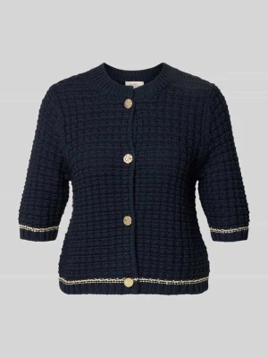 Kardigan w dzianinowej optyce, krój slim fit ROBE LÉGÈRE