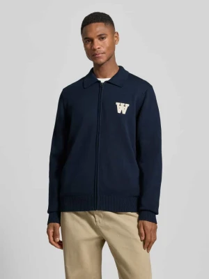 Kardigan w dzianinowym wyglądzie o kroju regular fit model 'Tay' Wood Wood