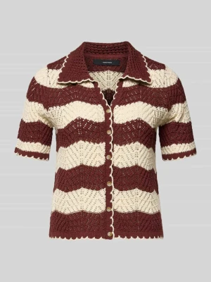 Kardigan w kroju regular fit z czystej bawełny model 'GOLDEN COVE' Vero Moda