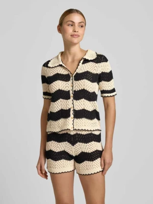 Kardigan w kroju regular fit z czystej bawełny model 'GOLDEN COVE' Vero Moda