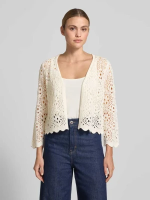 Kardigan w kroju relaxed fit o ażurowym wyglądzie Betty Barclay