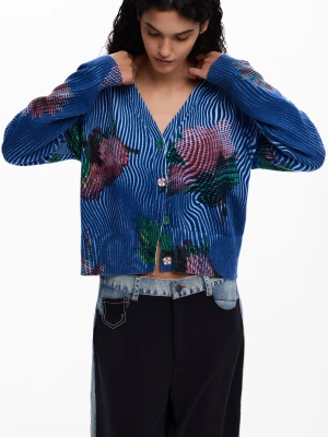 Kardigan w kwiaty Desigual