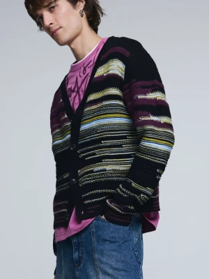 Kardigan w paski Desigual