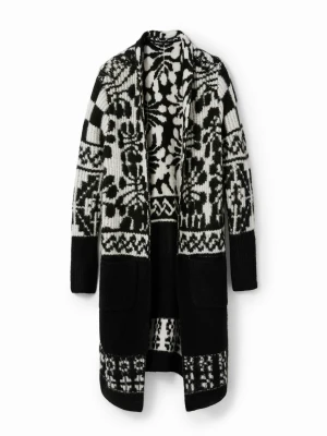 Kardigan wełna oversize Mr. Christian Lacroix Desigual