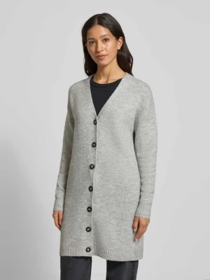 Kardigan z dekoltem w serek i listwą guzikową Christian Berg Woman