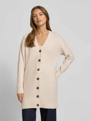 Kardigan z dekoltem w serek i listwą guzikową Christian Berg Woman