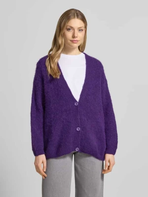 Kardigan z dekoltem w serek model 'EAST' American vintage
