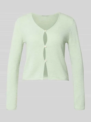 Kardigan z dekoltem w serek Tom Tailor Denim