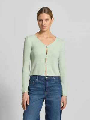 Kardigan z dekoltem w serek Tom Tailor Denim