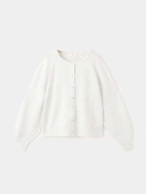 Kardigan z dzianiny jasnoszary - Dzieci - lata - MANGO KIDS