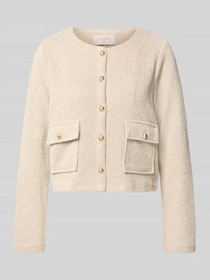 Kardigan z kieszeniami z patkami model 'Zale' FREE/QUENT