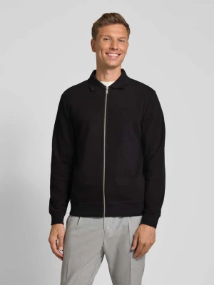 Kardigan z kołnierzykiem polo i zamkiem błyskawicznym MCNEAL