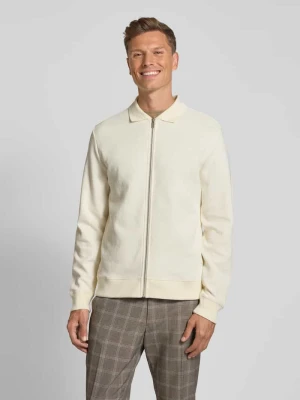 Kardigan z kołnierzykiem polo i zamkiem błyskawicznym MCNEAL