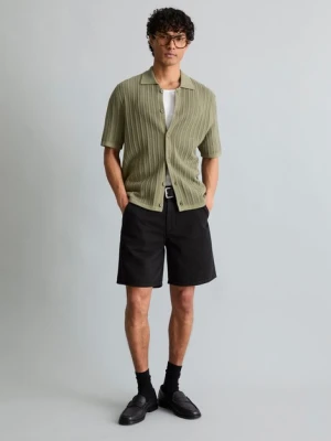 Kardigan z krótkim rękawem DfC w regularnym stylu polo Marc O'Polo