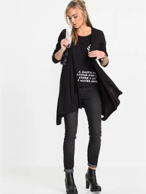 Kardigan z miękkiej mieszanki wiskozy bonprix