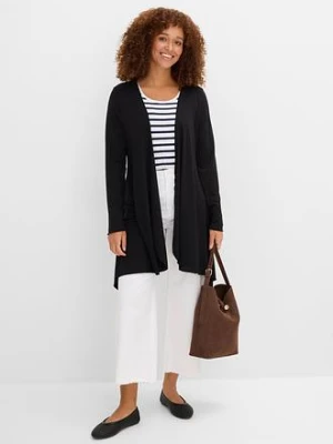 Kardigan z miękkiej mieszanki wiskozy bonprix