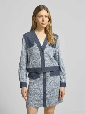 Kardigan z Mieszanka wiskozy z Dekolt w serek Marc Cain