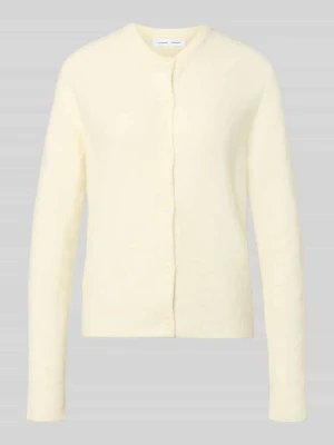 Kardigan z mieszanki alpaki, krój regular fit Samsøe Samsøe