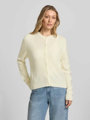 Kardigan z mieszanki alpaki, krój regular fit Samsøe Samsøe