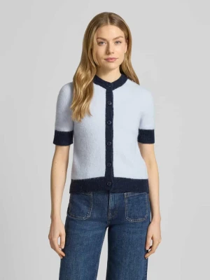 Kardigan z mieszanki wełny i alpaki o kroju regular fit model 'Sanoura' Samsøe Samsøe