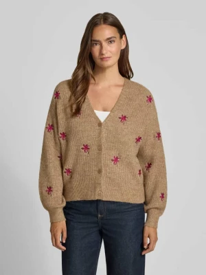Kardigan z obniżoną linią ramion model 'FLEUR' YAS